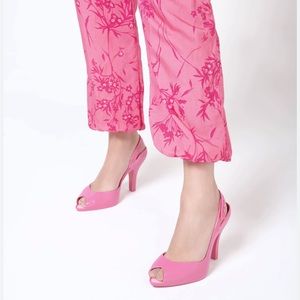 Melissa Lady Dragon II Pink Barbie Shoes New 23' US8 EU 39